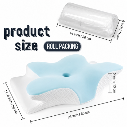 Restly ContourCool™ Cooling Pillow — Sleep Cool, All Night, Every Night